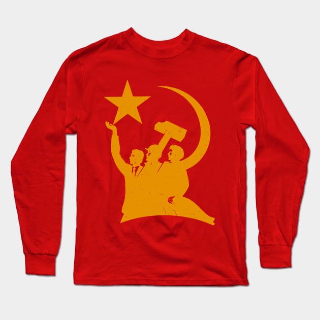 Vintage Soviet WW2 Propaganda Long Sleeve T-Shirt by Distant War